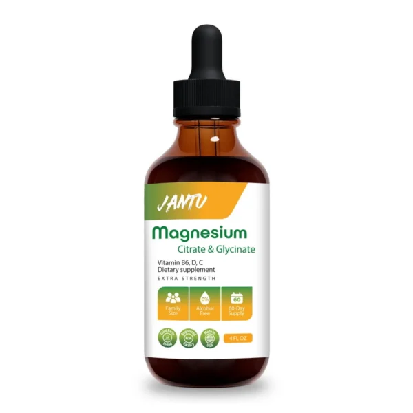 High-Absorption Liquid Magnesium Citrate & Glycinate